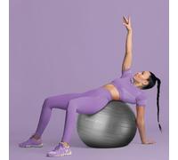 Ballon de yoga - 55 cm - gris