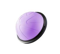 Ballon de yoga avec surface antidérapante et base stable - Entraînement complet du corps (épaules, bras, hanches, taille, jambes) pour le yoga (violet)