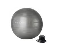 Ballon de yoga, fitness, gymnastique - Diam 65 cm - Gris -
