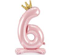 Ballon debout 6 rose clair 84cm (Fête - Ballons)