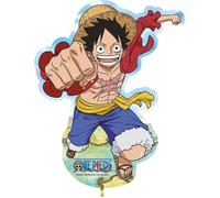 Chaks Ballon aluminium ONE PIECE Monkey Luffy 34,6 x 45 cm Blanc