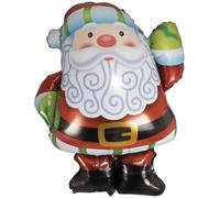 Ballon décoratif - PTIT CLOWN - Père Noël - 70cm - Aluminium - Multicolore - Compatible Hélium