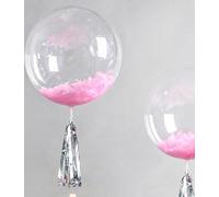 Ballon décoratif transparent, 45 cm