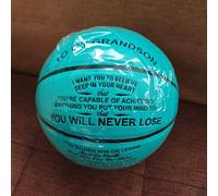 Ballon D'entraînement En Cuir Gravé Pour Anniversaire,Cadeaux De Basket-Ball Pour Fils Avec Mon Fils,Taille Standard 7,1pc - Type To My Grandson