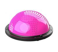 Ballon d'Entraînement pour l'Équilibre Demi-sphère Base Cercle Exercices de Stabilité Surface Antidérapante Accessoires, Rose, Rose, style to 11