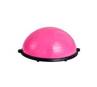 Ballon d'Equilibre Demi-ballon 62 cm Bande de Résistance pour Gym Rose