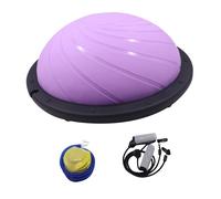 Ballon d'équilibre pour entraînement complet du corps avec pompe et corde, 58 cm, violet clair