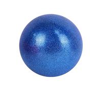 Ballon d'exercice, ballon de gymnastique rythmique, 15 cm, équipement d'entraînement de danse, entraîneur, finition pailletée, idéal pour pilates, femmes, séance d'entraînement, bleu/violet
