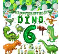 Ballon Dinosaure,6 Ans Decoration Anniversaire Garcon,Anniversaire Dinosaur | Ballon Dinosaure Anniversaire, Anniversaire 6 An Garcon, Helium Ballon, Happy Birthday Decoration (Deco Anniversaire 6 Ans)