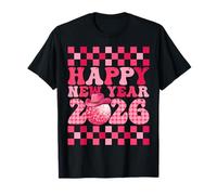 Ballon Disco pour Filles et garçons Happy New Year 2026 T-Shirt