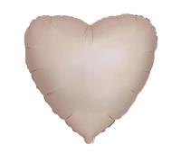 Ballon en aluminium 46cm coeur mat Starlight Gold