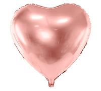 Ballon en aluminium Amscan International - 3618602 - En forme de cœur - Sd-H Cœur de couleur or rose