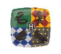 Ballon En Aluminium Carré Blasons Maisons Poudlard Harry Potter 43 X 43 Cm Multicolore