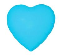Ballon en aluminium Coeur Fluor bleu 46cm