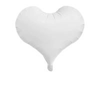Ballon en aluminium coloré en forme de cœur pour anniversaire et fête de mariage 50,8 cm