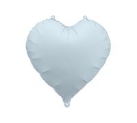 Ballon en aluminium cœur bleu brumeux - FB9T-093