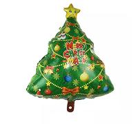 Ballon en aluminium de Noël - Merry Christmas 2 - Environ 55 x 69 cm - Grand format - Père Noël - À l'hélium - Décoration de fête de Noël - Décoration Kopper-24