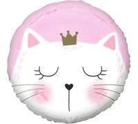 Ballon en aluminium en forme de chat pour les fêtes et les célébrations - l'accessoire de décoration parfait pour ravir tous les amoureux des animaux !