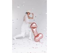 Ballon en aluminium en forme de pénis, rose et or, pour enterrement de vie de je