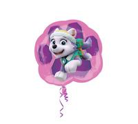 Ballon En Aluminium Everest Pat' Patrouille 63 X 58 Cm Rose