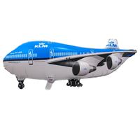 Ballon En Aluminium G?Ant Avion 101 Cm Bleu