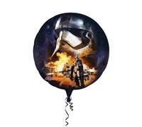 Ballon En Aluminium Les Méchants Star Wars Vii Tm 81 X 81 Cm Orange