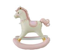 Ballon en aluminium motif cheval à bascule rose de 101,6 cm à assembler en 3D, décoration pour fête prénatale fille, nouveau-né, 1er anniversaire