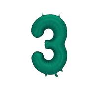 Ballon en aluminium Numéro 3 Bouteille verte - FB1S-3-012B