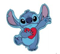 Ballon en aluminium - PROCOS - Lilo et Stitch - Forme cœur - 75 x 86 cm - Gonflable hélium