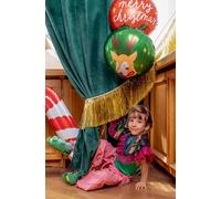 Ballon en aluminium renne pour les fêtes de Noël, 45 cm