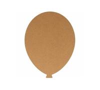 Ballon en bois MDF - 25 x 19 cm