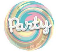 Ballon en feuille 3D 'Party' 56 cm MOSELOTA