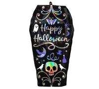 Ballon en feuille chatoyant cercueil Décoration pour Halloween 38 x 68 cm