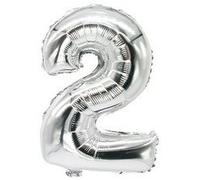 Ballon en film 'Chiffres', chiffre: 2, argent