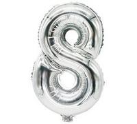 Ballon en film 'Chiffres', chiffre: 8, argent