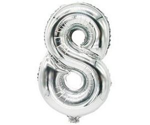 Ballon en film 'Chiffres', chiffre: 8, argent