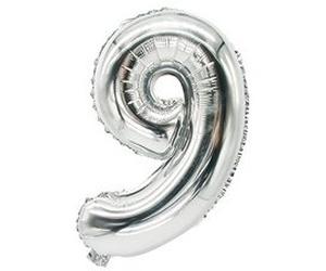 Ballon en film 'Chiffres', chiffre: 9, argent