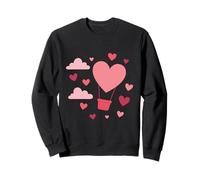 Ballon en Forme de cœur avec Inscription Love in The Air Sweatshirt
