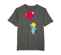 Ballon en Forme de cœur Maggie des Simpsons pour la Saint-Valentin T-Shirt