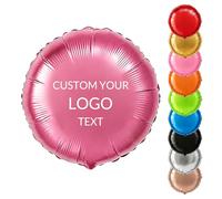 Ballon en Forme de Cœur Personnalisable-Ballon en Hélium en Acryl-Copolymère avec Texte sur Mesure pour la Mariage, Anniversaire de Relation,Anniversaire,Fiançailles et Décorations de Fête