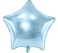 Ballon en forme d'étoile 45 cm turquoise