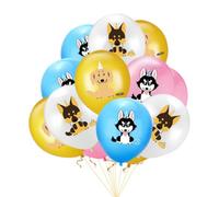 Ballon en Latex 12 Pouces Chien Imprimé 20 Pièces | Décor Photo, Usage Bar, Couleur Vive, Gonflage Facile, Motif Animal, Style Unique