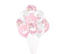 Ballon en Latex Cygne 10 Pièces, Décoration De Fête Gracieuse, Fournitures De Fête À Thème Cygne, Décorations pour Fête d'anniversaire Mariage