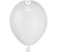 Ballon en latex MINI - 13 cm - Blanc pastel 1 pc