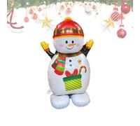 Ballon en papier d'aluminium Père Noël - Décoration bonhomme en pain d'épice bonhomme de neige, festival de fête de ballons de Noël à grand pied | Ballons de Noël, figurines de Noël gonflables