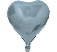 Ballon en plastique Coeur, bleu, env. 45 cm