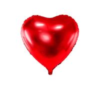 Ballon en plastique Cœur 35cm rouge