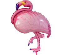 Ballon en plastique Flamingo avec jambes rose, 100 x 80 cm