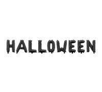Ballon en plastique Halloween, 280x46 cm, noir