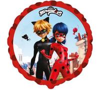Ballon en plastique - Lady Bug, rond, Miraculum, coccinelle, 46 cm